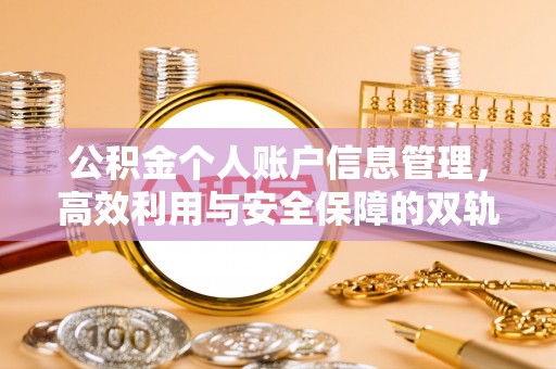 博望公积金个人账户信息管理，高效利用与安全保障的双轨并行