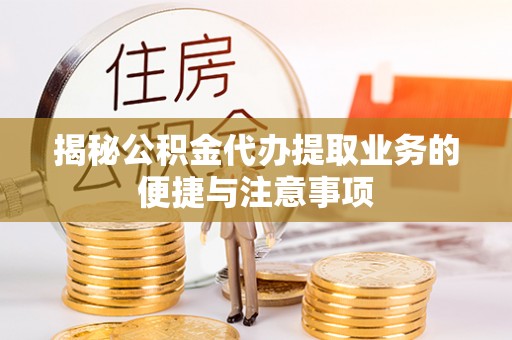 博望揭秘公积金代办提取业务的便捷与注意事项