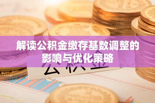 博望解读公积金缴存基数调整的影响与优化策略