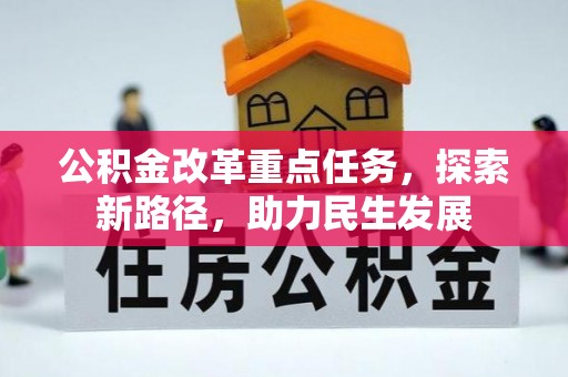 博望公积金改革重点任务，探索新路径，助力民生发展