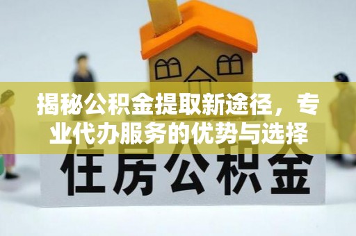 博望揭秘公积金提取新途径，专业代办服务的优势与选择