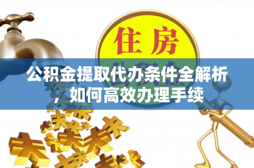 博望公积金提取代办条件全解析，如何高效办理手续