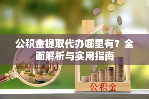 博望公积金提取代办哪里有？全面解析与实用指南