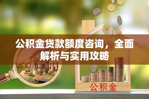 博望公积金贷款额度咨询，全面解析与实用攻略