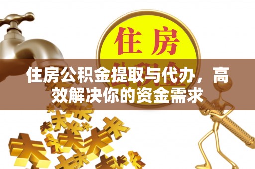 博望住房公积金提取与代办，高效解决你的资金需求