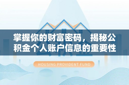 博望掌握你的财富密码，揭秘公积金个人账户信息的重要性