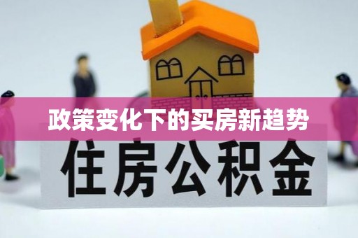 博望政策变化下的买房新趋势