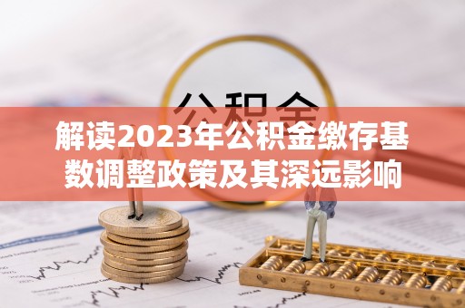 博望解读2023年公积金缴存基数调整政策及其深远影响