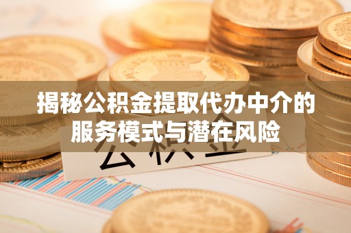 博望揭秘公积金提取代办中介的服务模式与潜在风险