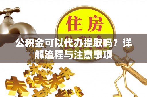 博望公积金可以代办提取吗？详解流程与注意事项