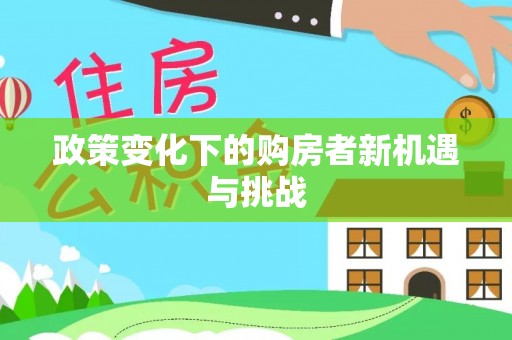 博望政策变化下的购房者新机遇与挑战
