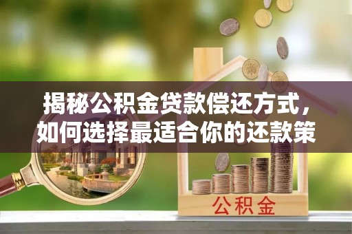 博望揭秘公积金贷款偿还方式，如何选择最适合你的还款策略？
