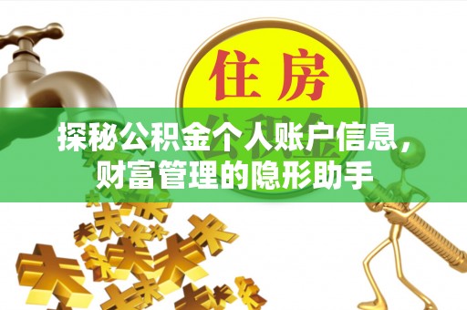 博望探秘公积金个人账户信息，财富管理的隐形助手