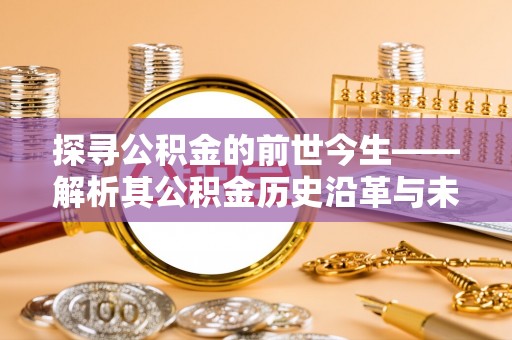博望探寻公积金的前世今生——解析其公积金历史沿革与未来方向