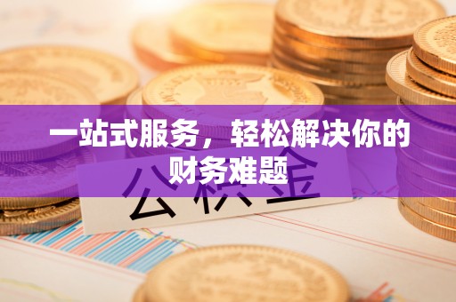 博望一站式服务，轻松解决你的财务难题