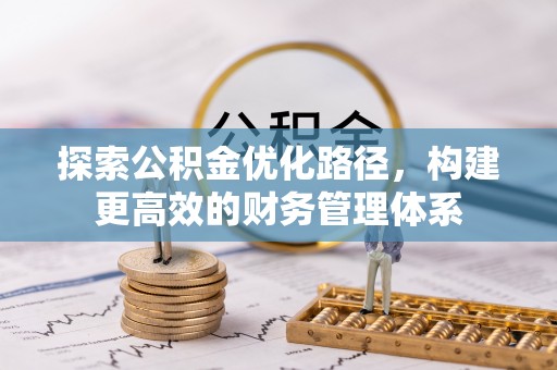 博望探索公积金优化路径，构建更高效的财务管理体系