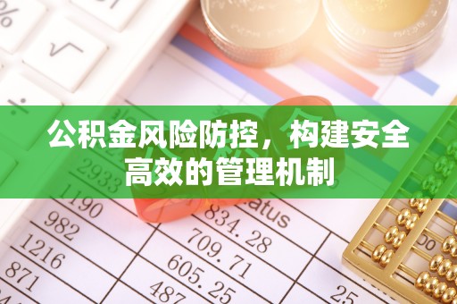 博望公积金风险防控，构建安全高效的管理机制