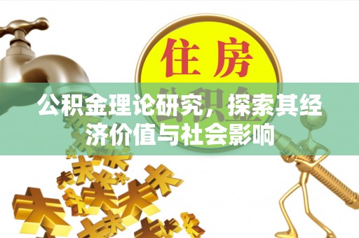 博望公积金理论研究，探索其经济价值与社会影响