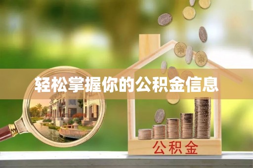 博望轻松掌握你的公积金信息