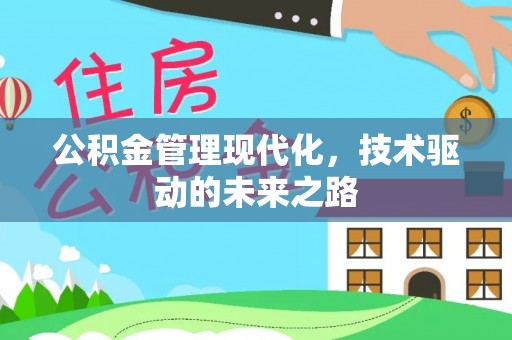 博望公积金管理现代化，技术驱动的未来之路